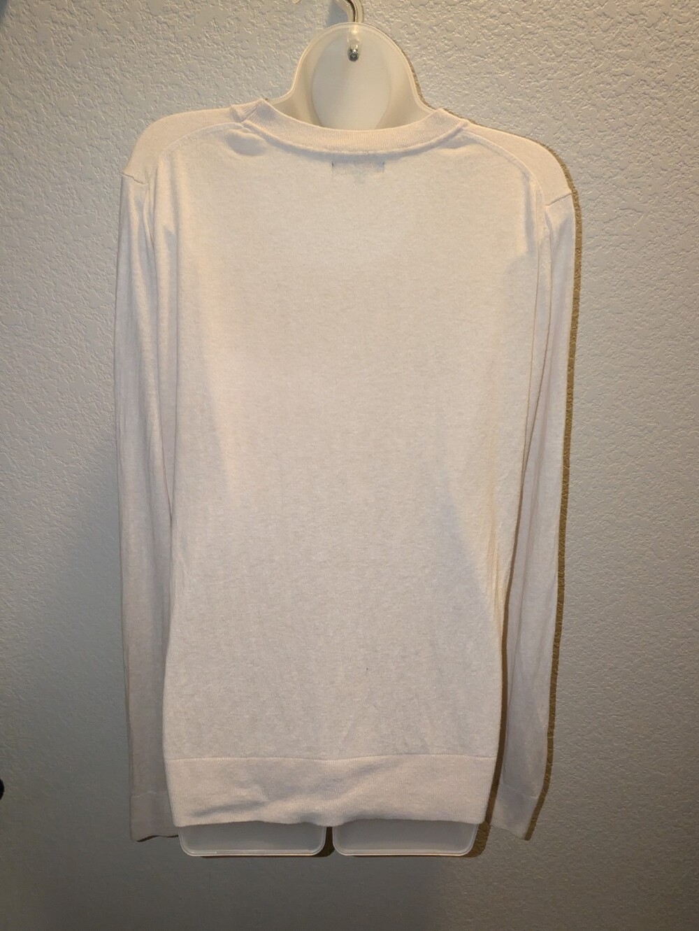 Quince Lightweight Cotton Crew Cashmere Sweater Large - Picture 3 of 3